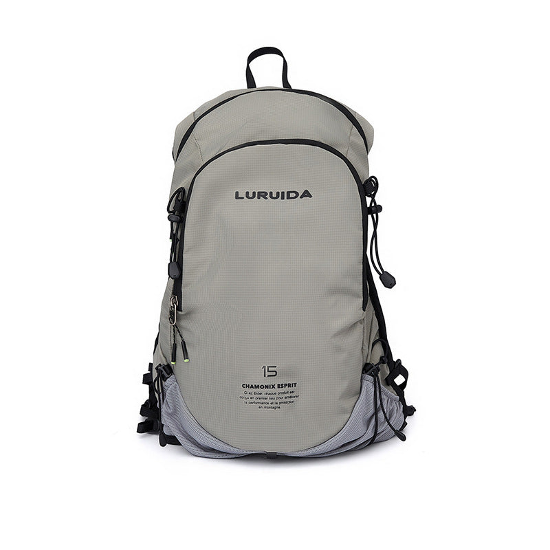 15L Lightweight Hiking Backpack – Waterproof Daypack for Hiking & Travel Grey