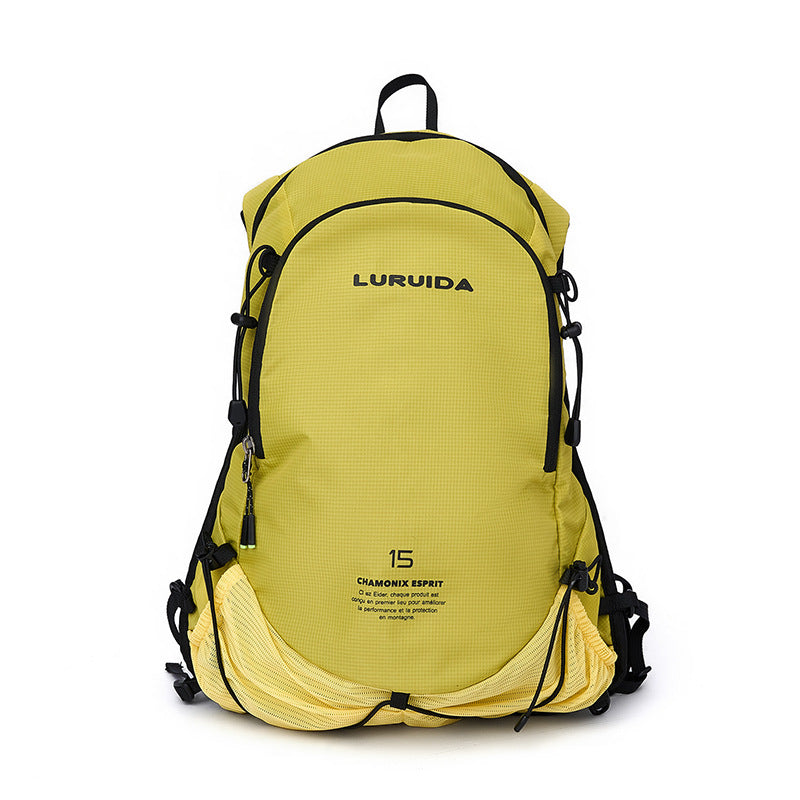 15L Lightweight Hiking Backpack – Waterproof Daypack for Hiking & Travel Yellow