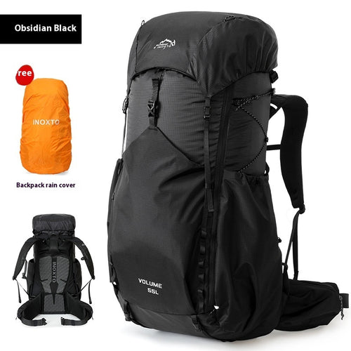 55L Hiking Backpack – Lightweight Trekking Backpack Black