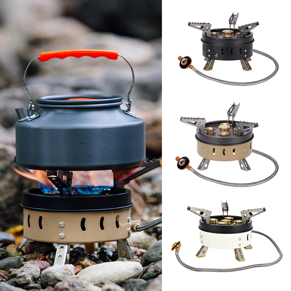 Premium Portable Camping Gas Stove – High-Power Outdoor Cooking System Selection