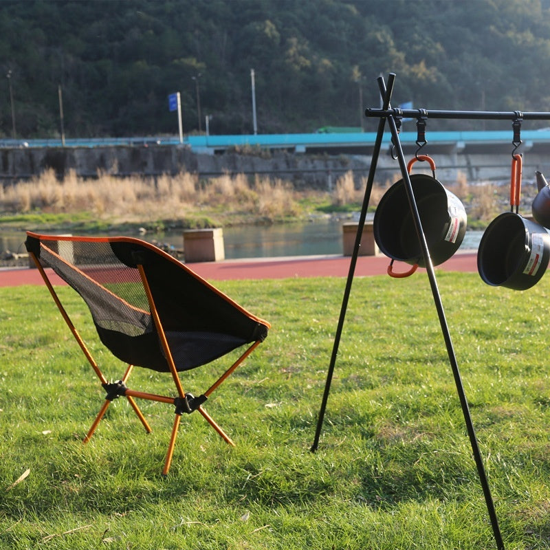 Ultralight Folding Camping Chair – Portable Aluminium Outdoor Seat on Campsite
